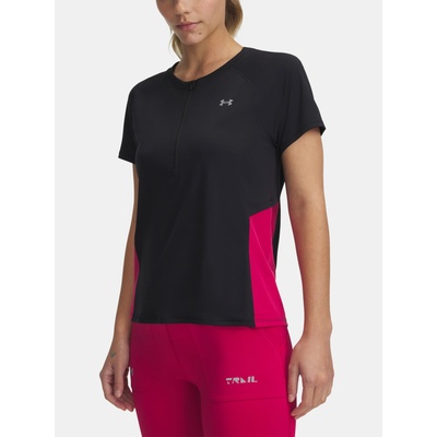 Under Armour Дамска тениска Under Armour UA Trail Run Zip SS Under Armour | Cheren | ЖЕНИ | XS