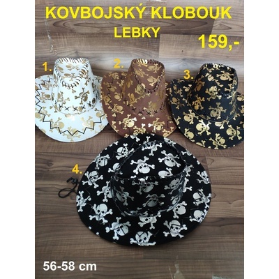 KOVBOJSKÝ KLOBOUK lebky 2