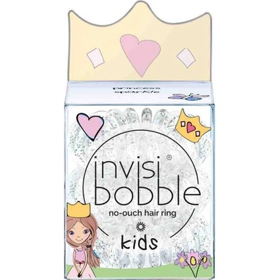 Invisibobble Kids Princess Sparkle - Gumička do vlasů Crystal 3ks
