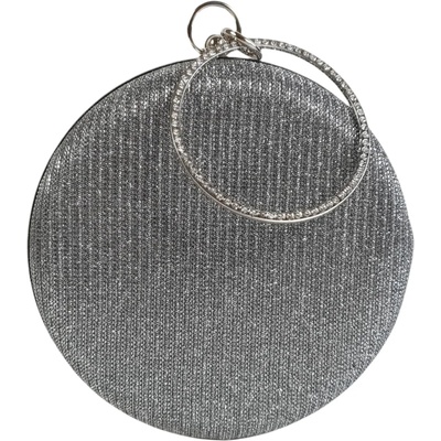 Голяма елегантна кръгла чанта