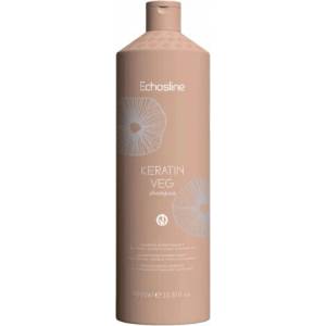  Реконструиращ шампоан с кератин и арган Echosline Keratin Veg Shampoo 1000мл