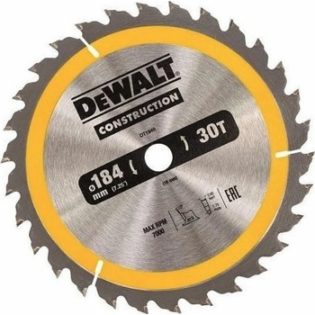 DeWALT DT1940 Pilový kotouč 184 x 16 mm 30 zubů