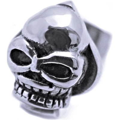 Exeed ocelové náušnice Lebka Skull 3210