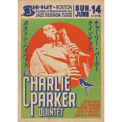 ARTIFICIAL POSTERS Plagát, Obraz - The Carlie Parker Quintet - Boston, 59.4 × 84.1 cm