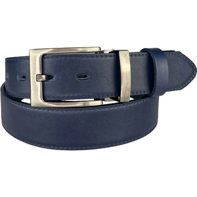 Penny Belts pánský kožený opasek 35-020-2-56 modrý