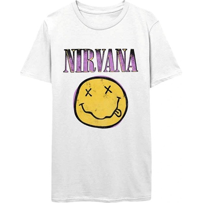 Nirvana Xerox Happy Face Pink White S Риза (NIRVTS15MW01)