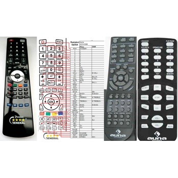 GENERAL AUNA AV2-H388 - съвместимо дистанционно управление на марката General (AV2-H388)
