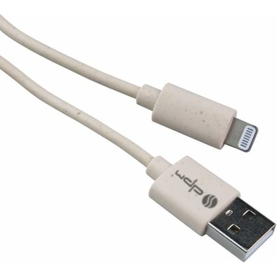 DPM EN155 biodegratovateľný USB/Lightning, 1m, sivý