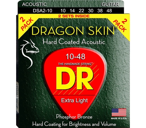 DR Strings Dragon Skin DSA-2/10