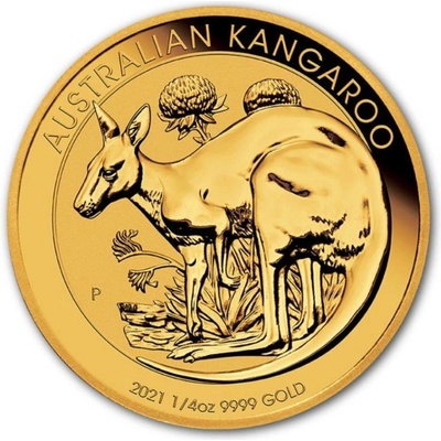 The Perth Mint zlatá mince Australian Kangaroo 1/4 oz