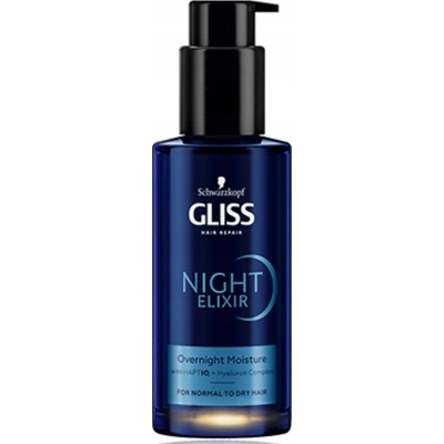 Schwarzkopf Gliss Night Elixir bezoplachový elixír pro suché vlasy 100 ml