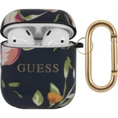 Guess Silikonové puzdro pre AirPods 1/2 GUACA2TPUBKFL03