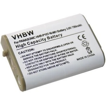 Image 1 of VHBW Батерия за Panasonic KX-TGA271A / KX-TGA271W / KX-TGA271B, 700 mAh (800102948)