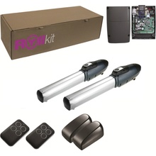 Rollkit pohon pre dvojkrídlovú bránu, sada s fotobunkami