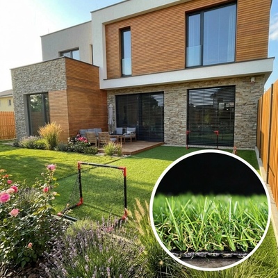 Europe Grass Profi Garden zelená Metrážna šíře 4 m