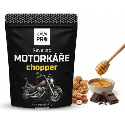 KávaPRO Káva pro motorkáře Chopper mletí moka 250 g