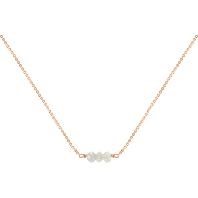 Eppi Zlatý choker s diamantovými korálkami Serah N36858