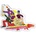 The Beatles Yellow Submarine Band On Croc Embossed Магнит (YSMAG07)