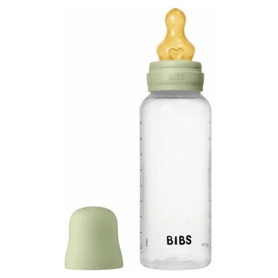 Bibs antikoliková fľaša s kaučuk cumlíkom Sage 270ml