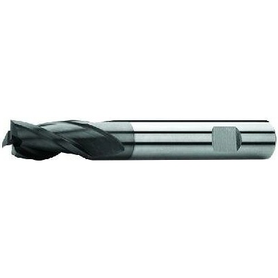ZPS-FN Fréza válcová čelní 5x10x57, Z3,30°, DIN 6527L, SK, AlTiN, N