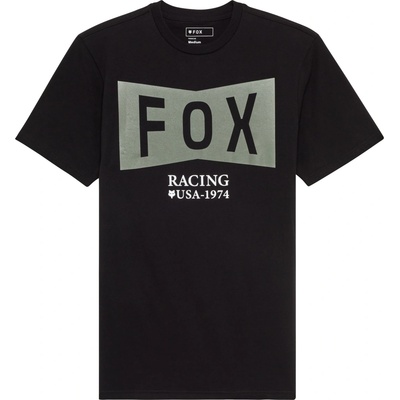 Fox Typeface Ss Prem Tee Black