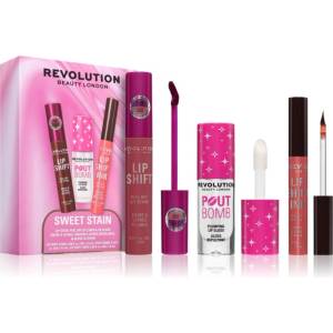 Revolution Beauty Sweet Stain Set подаръчен комплект за устни