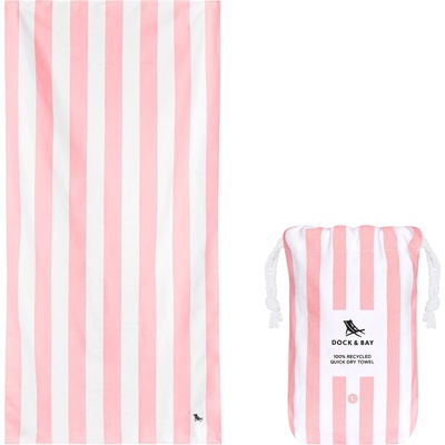 Dock & Bay Плажна кърпа бързосъхнеща 90 x 160 см, розов (TOWLB-CAB-LG-LTPNK-R)