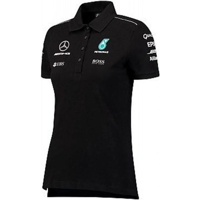 Mercedes Mamgp Rp Womens Polo Black