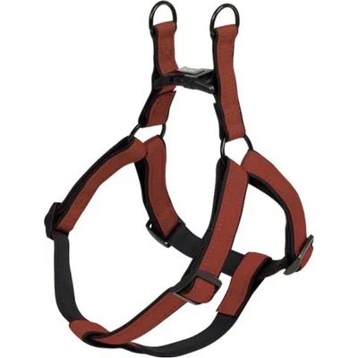 Nobby Нагръдник Classic Reflect SOFT със светлоотразителни ленти и неопренова подплата теракота/черен дебелина 25-30 мм, обиколка 60-86 см NOBBY Германия 74796-80