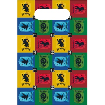 Amscan Подаръчни торбички - Хари Потър - Домове 8 бр