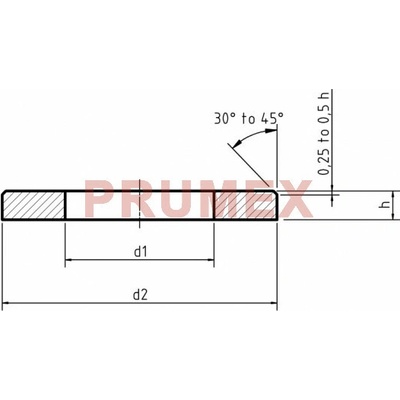 Podložka plochá zkosená DIN 125B M12 zinkovaná ocel 100HV (13x24x2,5) – Sleviste.cz