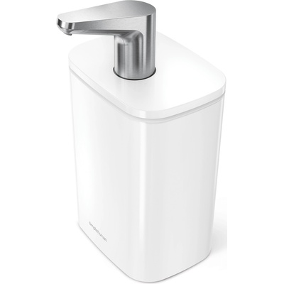 simplehuman Дозатор за сапун Simplehuman стоманен 473 мл бял (KT1195)