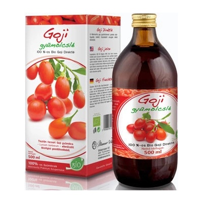 Mannavita Bio 100% Goji Kustovnica čínska šťava 0,5 l