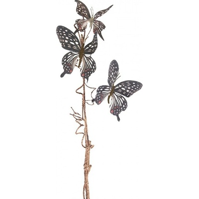 Dekoratívna vetva s motýľmi Butterfly - 16*10*85 cm - Clayre & Eef