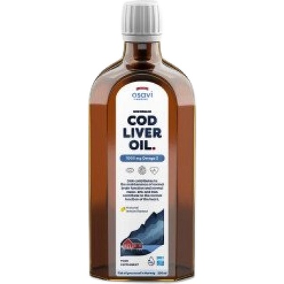 Osavi Norwegian Cod Liver Oil | Different Flavors Liquid Omega [250 мл] Портокал