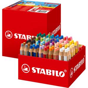 STABILO - colored pencil, watercolor & wax crayon - woody 3 in 1 - 880/76-01 (880/76-01)