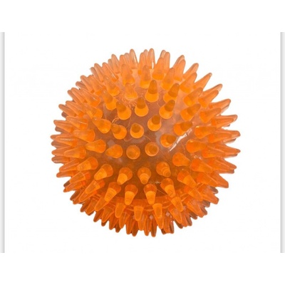 JK ANIMALS Led TPR míček s bodlinami 5,5 cm
