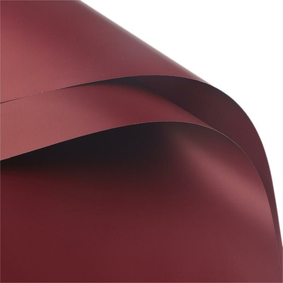 Floristická fólie jednobarevná CF2133B 57cm x 57cm 20 arch/bal - 2 bordó