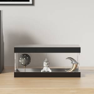 vidaXL Кутия витрина, прозрачна, 24x12x11 см, акрил (154921)