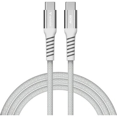 Verbatim 31850 USB, USB C samec - USB C samec, 60W, 1.2m, šedý