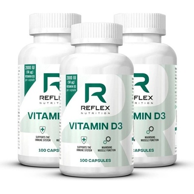 Reflex Nutrition Vitamín D3 200 kapslí