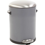 EKO-Europe Кош за отпадъци EKO BELLE DELUXE с педал (3 л) - сив (EKO 921703 - Grey)