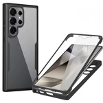 Techsuit Калъф за Samsung Galaxy S25 Ultra - ColorVerse 360 Series + Скрийн протектор - черен