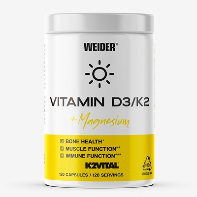 Weider Vitamin D3 / K2 + Magnesium 120 kapslí