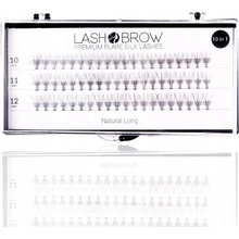 Lash Brown Premium Flare Silk Lashes Natural Long 60 ks