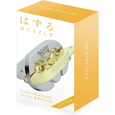 Hanayama Метален логически пъзел Hanayama - Cast Puzzle Keyring Huzzle (515018)