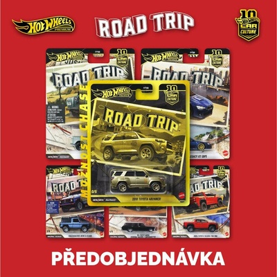 Mattel Hot Wheels Premium Car Culture Road Trip sada 5ks - Předobjednávka