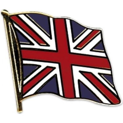 Odznak (pins) 20mm vlajka Veľká Británia - farebný
