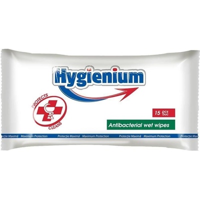 Hygienum Hygienium Antibakteriální vlhčené ubrousky 15 ks