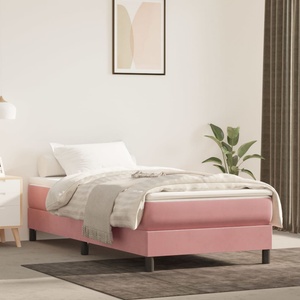 vidaXL Матрак с покет пружини 80 x 210 x 20 см Розово (4016563)